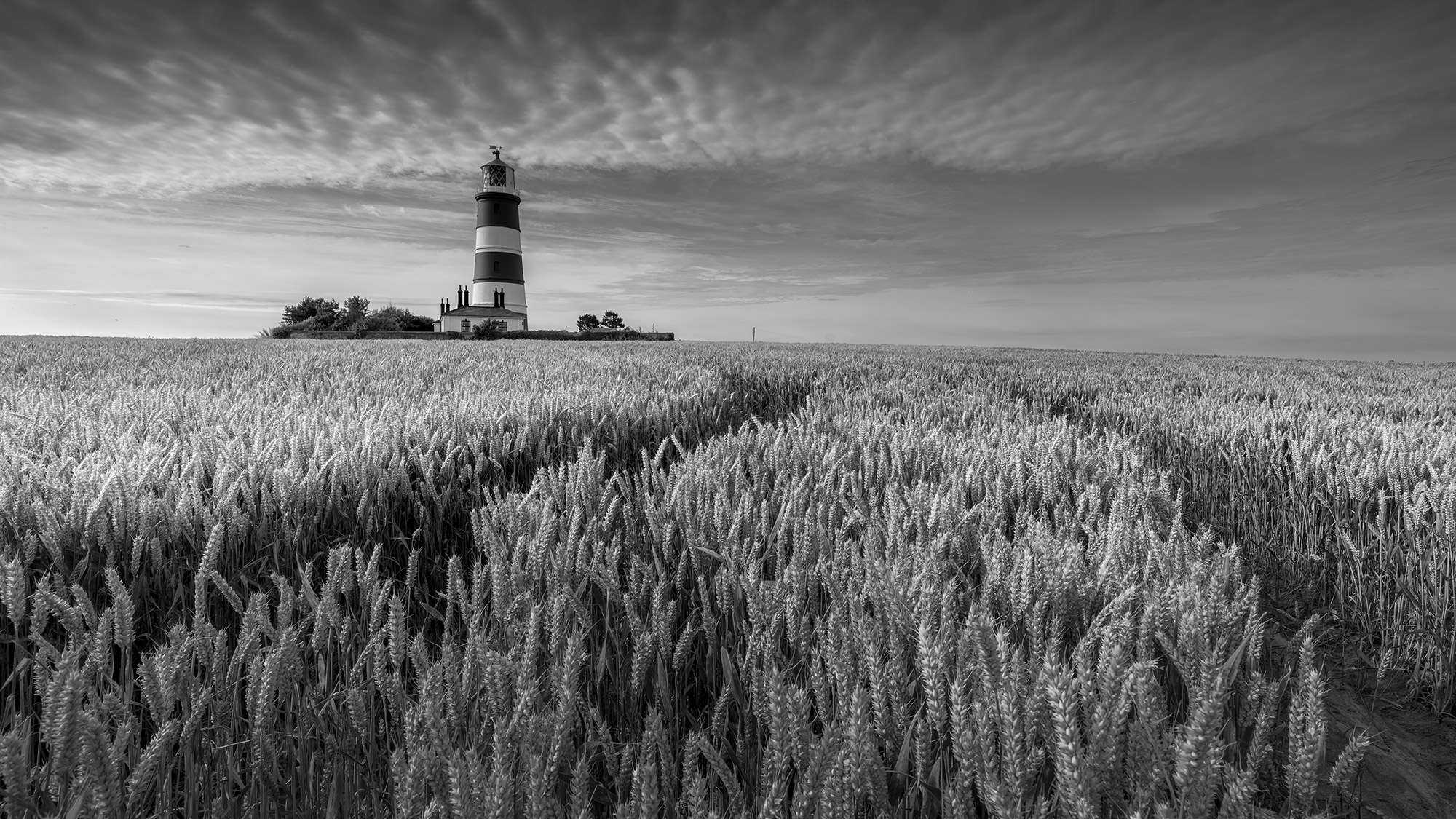 Happisburgh Lighthouse Landscape Photography Black & White