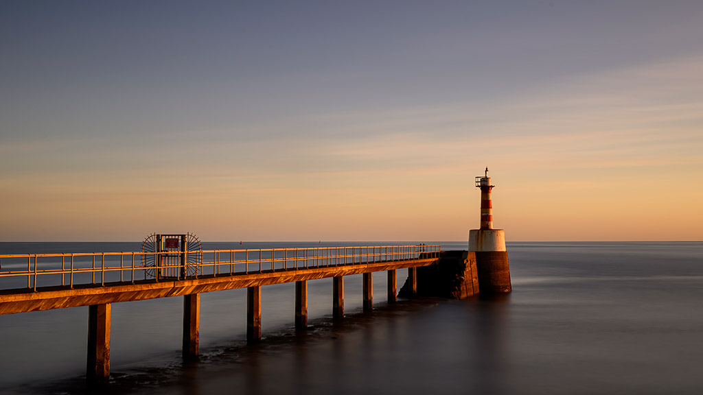 long exposure photography Amble Northumberland 